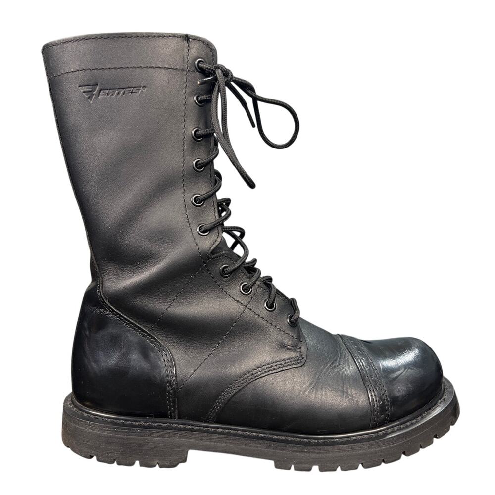 Bates Men’s Paratrooper 11" Black Leather Side Zip Combat Boot Size US 10.5